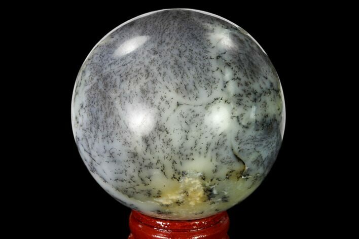 Polished Dendritic Agate Sphere - Madagascar #157635